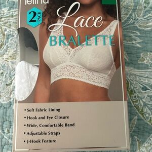 Felina Lace Bralette 2-Pack in White